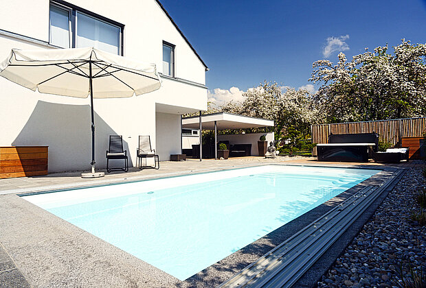 Schellhorn Pool Pool vor dem Haus